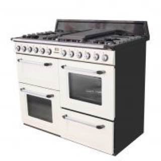 Double Oven Range Cooker 100cm deep cleaning
